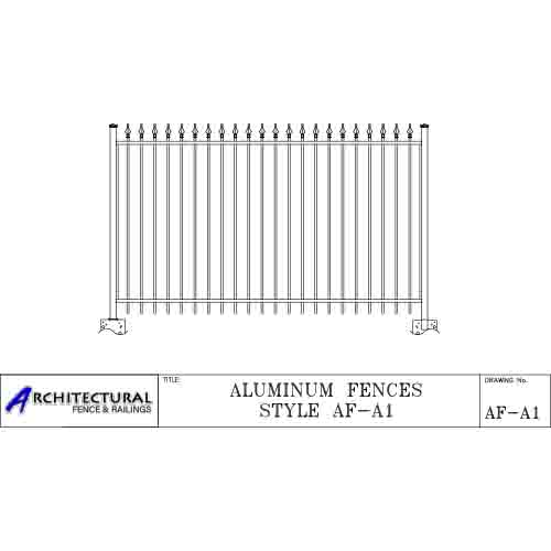 Aluminum Picket Fence AF-A1