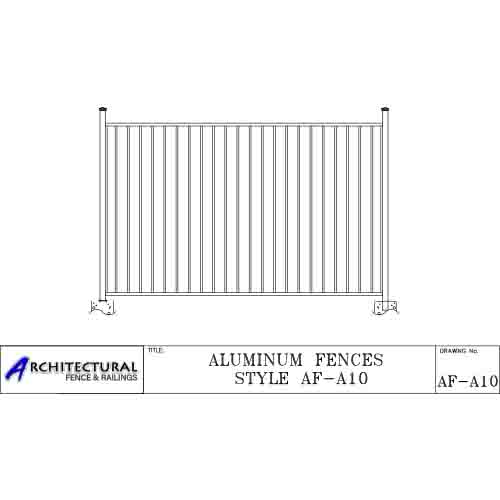 Aluminum Picket Fence AF-A10