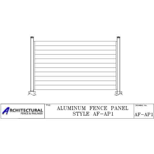 Aluminum Slat Fence Downloads